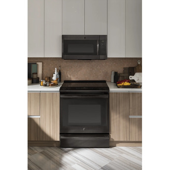 GE Profile 1.7 Cu. Ft. Black Stainless Steel Over-the-Range Microwave - Convection - 300 CFM — thumbnail 9