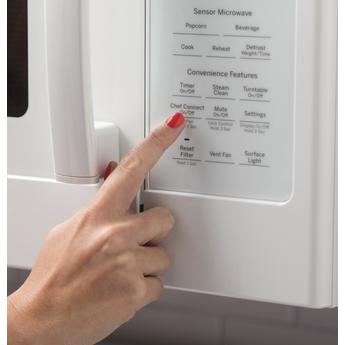 GE Profile 1.7 Cu. Ft. White Over-the-Range Microwave - Convection - 300 CFM — thumbnail 7