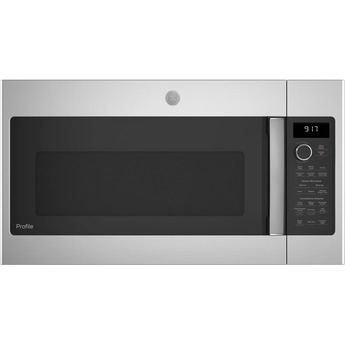 GE Profile 1.7 Cu. Ft. Stainless Steel Over-the-Range Microwave - Convection - 300 FM