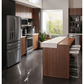 GE Profile 1.7 Cu. Ft. Stainless Steel Over-the-Range Microwave - Convection - 300 FM — thumbnail 4