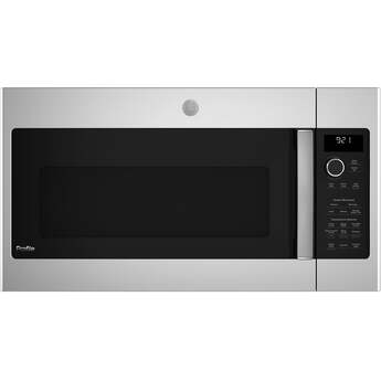 GE Profile 2.1 Cu. Ft. 1000W Over-The-Range Microwave With Sensor Cooking And 400 CFM Fan: Stainless Steel