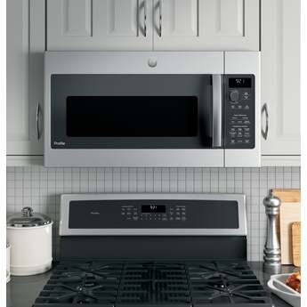 GE Profile 2.1 Cu. Ft. Stainless Steel Over-the-Range Microwave — thumbnail 14