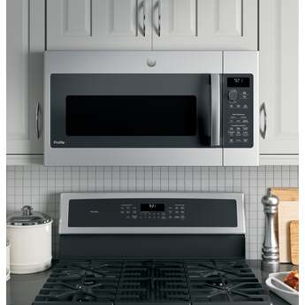 GE Profile 2.1 Cu. Ft. Stainless Steel Over-the-Range Microwave — thumbnail 26