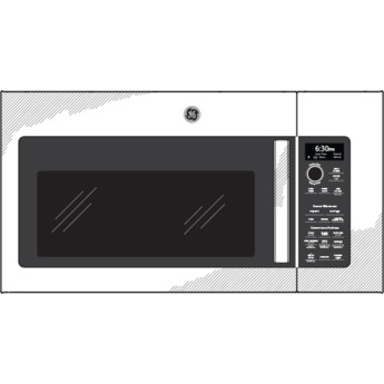 GE Profile 2.1 Cu. Ft. Stainless Steel Over-the-Range Microwave — thumbnail 9