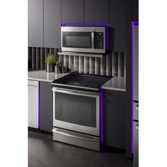 GE PVM9225RYSS Profile 2.2 Cu. Ft. 1000W Over-The-Range Microwave Stainless Steel — thumbnail 3