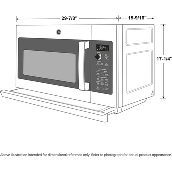 GE PVM9225RYSS Profile 2.2 Cu. Ft. 1000W Over-The-Range Microwave Stainless Steel — thumbnail 6