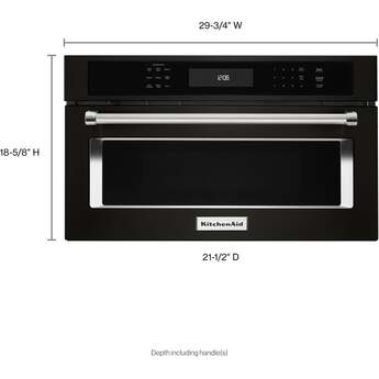 Kitchen Aid KitchenAid 1.4 Cu. Ft. Black Built-In Microwave - Convection — thumbnail 9