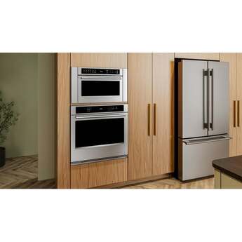 KitchenAid 24 Inch Built-In More-In-One Convection Microwave Speed Oven with Air Fry Mode, 1.8 cu. ft. Capacity, Turntable-Free Design, Steam Clean Mode, White LCD Display, Ultra-Bright LED Interior Lighting, and PrintShield™ Finish: Stainless Steel — thumbnail 21
