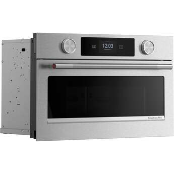 KitchenAid KMBS727SPS 27 Inch Built-In Microwave Oven PrintShield Stainless Finish — thumbnail 6