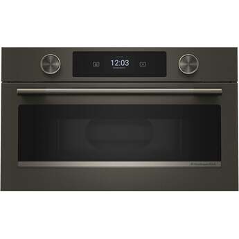KitchenAid KMBS730SBE 30 Inch Built-In Microwave Oven Black Ore — thumbnail 2