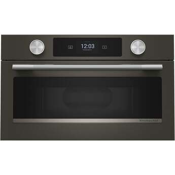 KitchenAid KMBS730SBE 30 Inch Built-In Microwave Oven Black Ore — thumbnail 3