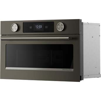 KitchenAid KMBS730SBE 30 Inch Built-In Microwave Oven Black Ore — thumbnail 4