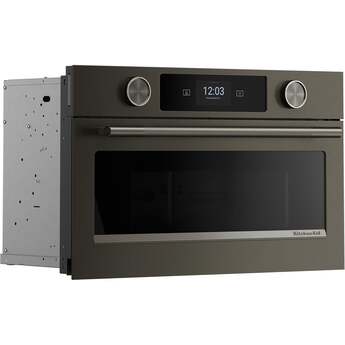 KitchenAid KMBS730SBE 30 Inch Built-In Microwave Oven Black Ore — thumbnail 5