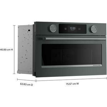 KitchenAid KMBS730SJP 30 Inch Built-In Microwave Oven Juniper — thumbnail 4