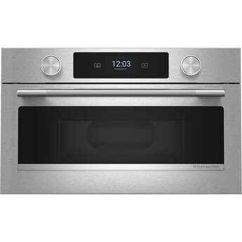 KitchenAid KMBS730SPS 30 Inch Built-In Microwave Oven PrintShield Stainless Finish