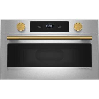 KitchenAid KMBS730SPS 30 Inch Built-In Microwave Oven PrintShield Stainless Finish — thumbnail 4