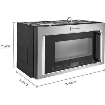 KitchenAid KMHC319LPS 30 Inch Over the Range 1.9 cu. ft. Capacity Microwave Oven — thumbnail 23