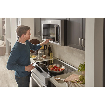 KitchenAid KMHC319LPS 30 Inch Over the Range 1.9 cu. ft. Capacity Microwave Oven — thumbnail 4