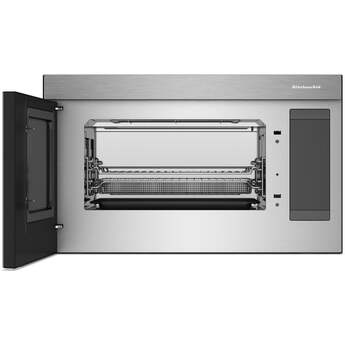 KitchenAid 1.1 Cu. Ft. Multifunction Over-the-Range Microwave Oven with Flush Built-In Design: PrintShield Stainless — thumbnail 16