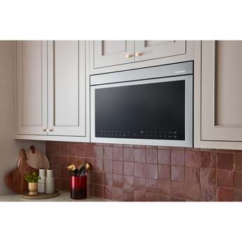 KitchenAid 1.1 Cu. Ft. Multifunction Over-the-Range Microwave Oven with Flush Built-In Design: PrintShield Stainless — thumbnail 18