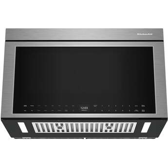 KitchenAid 1.1 Cu. Ft. Multifunction Over-the-Range Microwave Oven with Flush Built-In Design: PrintShield Stainless — thumbnail 24