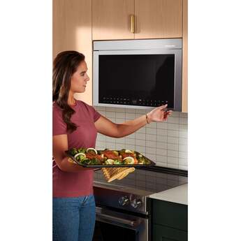 KitchenAid 1.1 Cu. Ft. Multifunction Over-the-Range Microwave Oven with Flush Built-In Design: PrintShield Stainless — thumbnail 8