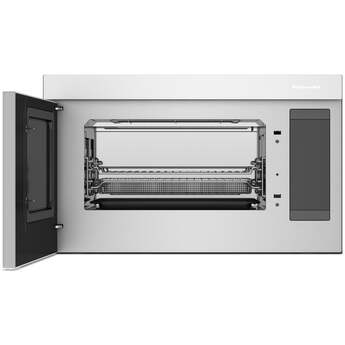 KitchenAid 1.1 Cu. Ft. Multifunction Over-the-Range Microwave Oven with Flush Built-In Design: White — thumbnail 10