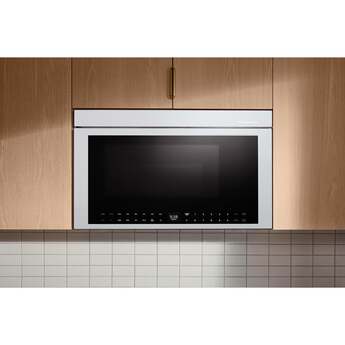 KitchenAid 1.1 Cu. Ft. Multifunction Over-the-Range Microwave Oven with Flush Built-In Design: White — thumbnail 6