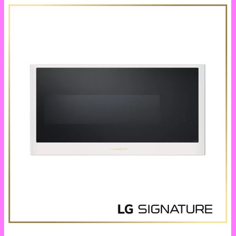 LG Signature Series 30 Inch 1.7 Cu. Ft. Over-The-Range Convection Microwave Oven With Air Fry, And Air Sou Vide: Essence White