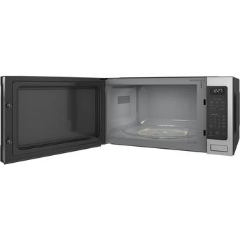 Monogram 2.2 Cu. Ft. Black and Stainless Steel Countertop Microwave — thumbnail 2