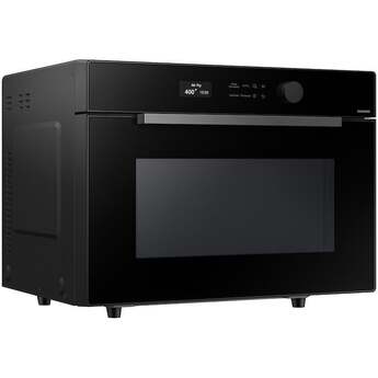 Samsung 21 Inch 1.2 cu. ft. Countertop Smart Microwave Oven with 900 Watts, Power Convection, PowerGrill Duo™, Air Fry, Grilling Element, Wi-Fi, Glass Turntable, and Optional Trim Kit: Black Glass — thumbnail 20