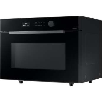 Samsung 21 Inch 1.2 cu. ft. Countertop Smart Microwave Oven with 900 Watts, Power Convection, PowerGrill Duo™, Air Fry, Grilling Element, Wi-Fi, Glass Turntable, and Optional Trim Kit: Black Glass — thumbnail 4