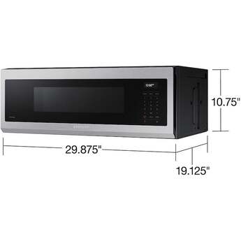 Samsung 30 Inch Over the Range 1.1 cu. ft. Capacity Microwave Oven — thumbnail 12