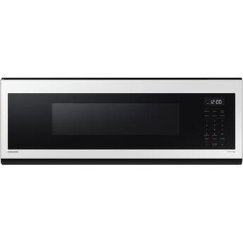 Samsung ME11CB751012  White Glass 1.1 cu. ft. Capacity Microwave Oven