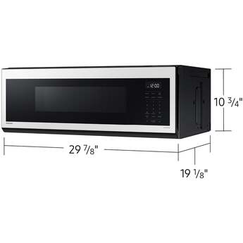 Samsung ME11CB751012  White Glass 1.1 cu. ft. Capacity Microwave Oven — thumbnail 14