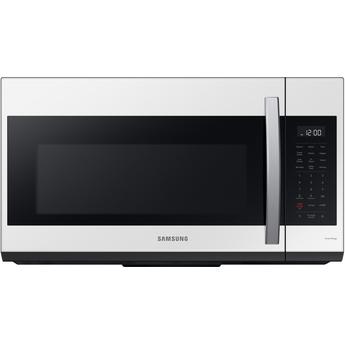 Samsung ME19CB704112  30 Inch White Glass 1.9 cu. ft. Capacity Microwave Oven