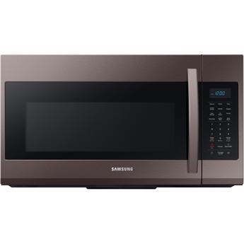 Samsung 1.9 cu.ft. Fingerprint Resistant Tuscan Stainless Steel Over-the-Range Microwave with Sensor Cooking