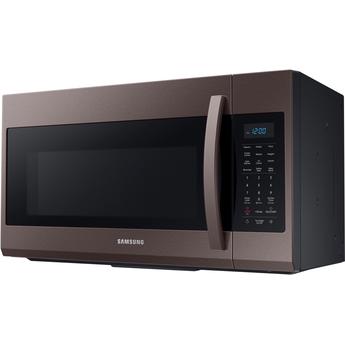 Samsung 1.9 cu.ft. Fingerprint Resistant Tuscan Stainless Steel Over-the-Range Microwave with Sensor Cooking — thumbnail 3