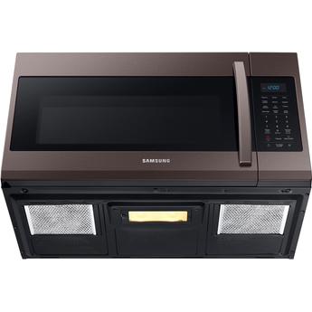 Samsung 1.9 cu.ft. Fingerprint Resistant Tuscan Stainless Steel Over-the-Range Microwave with Sensor Cooking — thumbnail 4