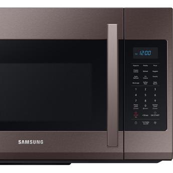 Samsung 1.9 cu.ft. Fingerprint Resistant Tuscan Stainless Steel Over-the-Range Microwave with Sensor Cooking — thumbnail 5