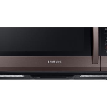 Samsung 1.9 cu.ft. Fingerprint Resistant Tuscan Stainless Steel Over-the-Range Microwave with Sensor Cooking — thumbnail 6