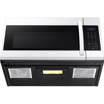 Samsung 1.9 cu.ft. White Over-the-Range Microwave with Sensor Cooking — thumbnail 4