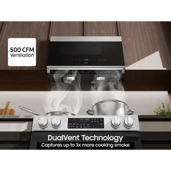 Samsung 30 Inch Over-The-Range Microwave: Stainless Steel — thumbnail 17
