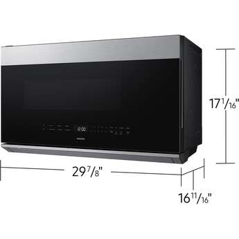 Samsung 30 Inch Over-The-Range Microwave: Stainless Steel — thumbnail 5