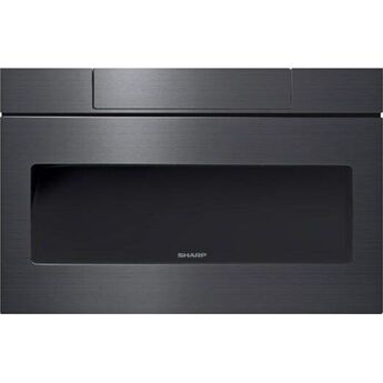 Sharp 1.2 Cu. Ft. Black Stainless Steel Built-In Microwave Drawer