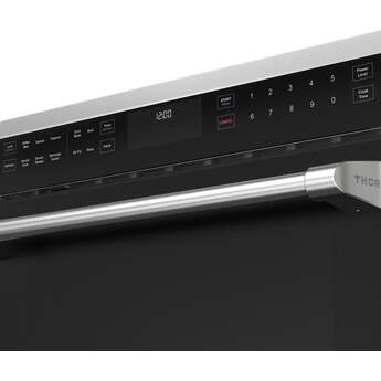 Thor 24 Inch Built-In Microwave Speed Oven with 1.6 cu. ft. Capacity, 10 Power Levels, True Convection, Air Fry, Broil & Bake Modes, Sensor Cooking, Full-Touch LCD Controls, Child Lock, Stainless Steel Interior and Sabbath Mode: Stainless Steel — thumbnail 7