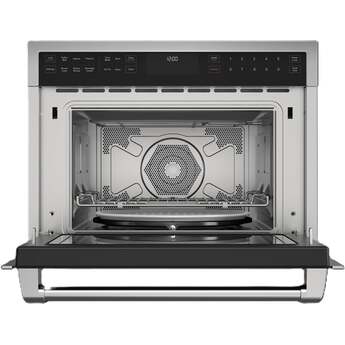 Thor 24 Inch Built-In Microwave Speed Oven with 1.6 cu. ft. Capacity, 10 Power Levels, True Convection, Air Fry, Broil & Bake Modes, Sensor Cooking, Full-Touch LCD Controls, Child Lock, Stainless Steel Interior and Sabbath Mode: Stainless Steel — thumbnail 8