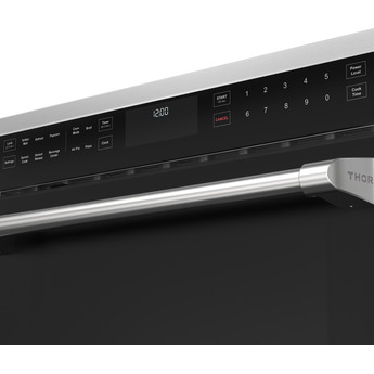 Thor 24 Inch Built-In Microwave Speed Oven with 1.6 cu. ft. Capacity, 10 Power Levels, True Convection, Air Fry, Broil & Bake Modes, Sensor Cooking, Full-Touch LCD Controls, Child Lock, Stainless Steel Interior and Sabbath Mode: Stainless Steel — thumbnail 9