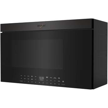Whirlpool WMMF7530RV 1.1 Cu. Ft. Smart Over-the-Range Microwave Black Stainless Steel — thumbnail 5