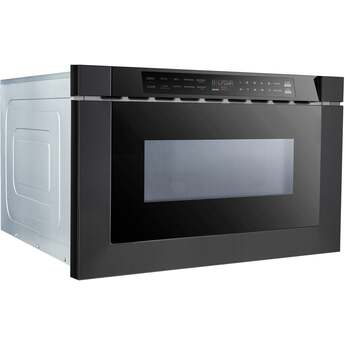 XO 24" Built-In Microwave Drawer: Black Stainless Steel — thumbnail 10